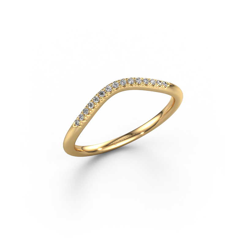 Bild von Vorsteckring SR10C2H 585 Gold Diamant 0.075 crt