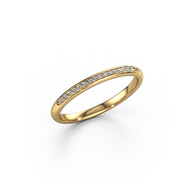Image of Stackable ring SR20B2H 585 gold Diamond 0.08 crt