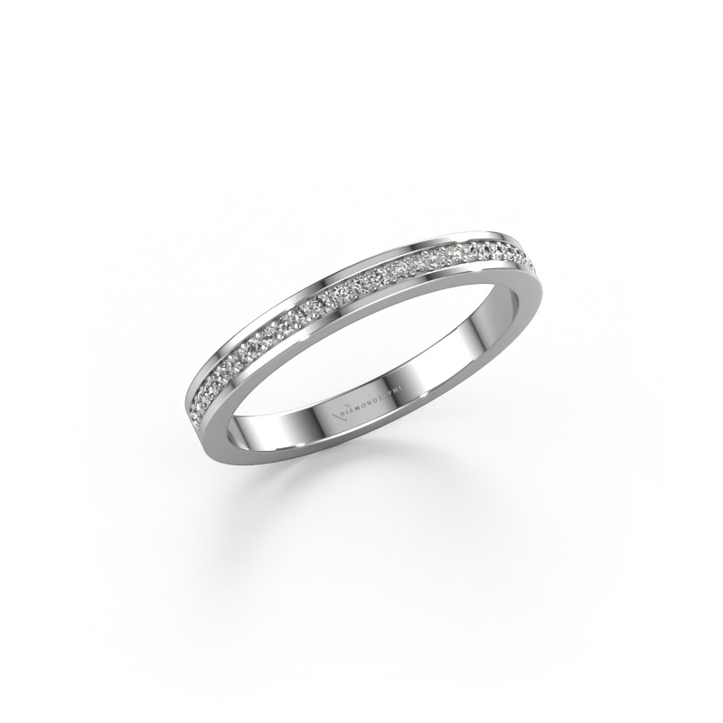 Image of Stackable ring SRH0030B20H2 950 platinum Lab grown diamond 0.135 crt