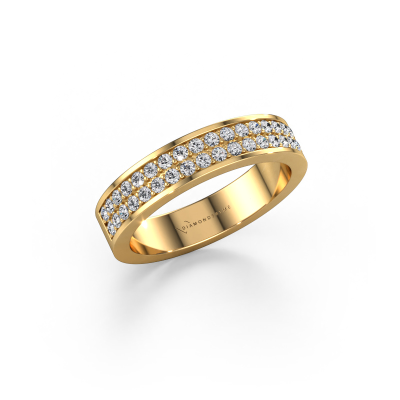 Image of Stackable ring SRH0030B20H6dr 585 gold Lab-grown diamond 0.408 crt
