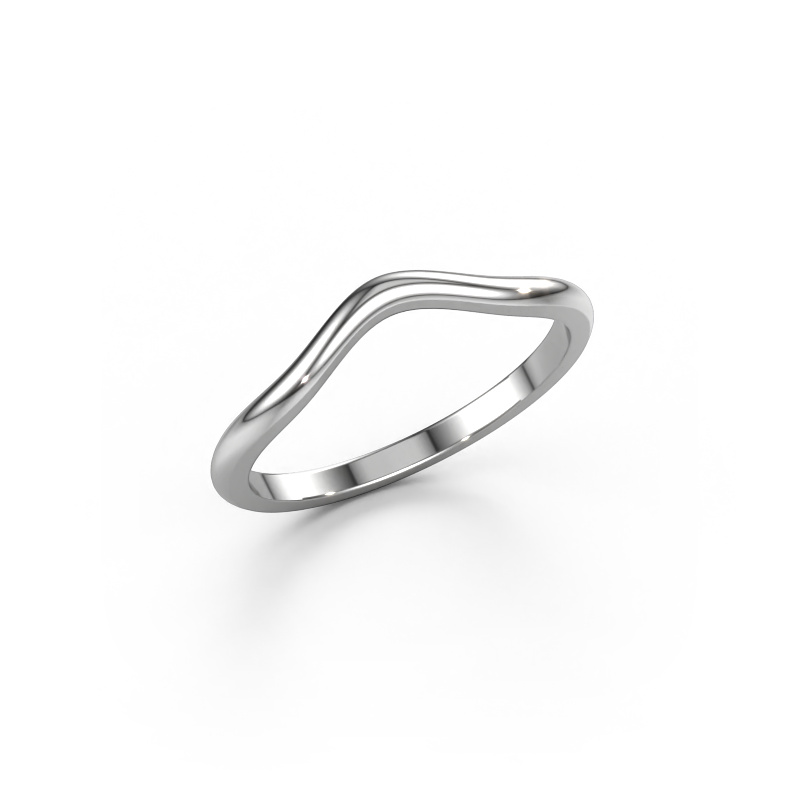 Image of Stackable ring SRH0067C306 585 white gold
