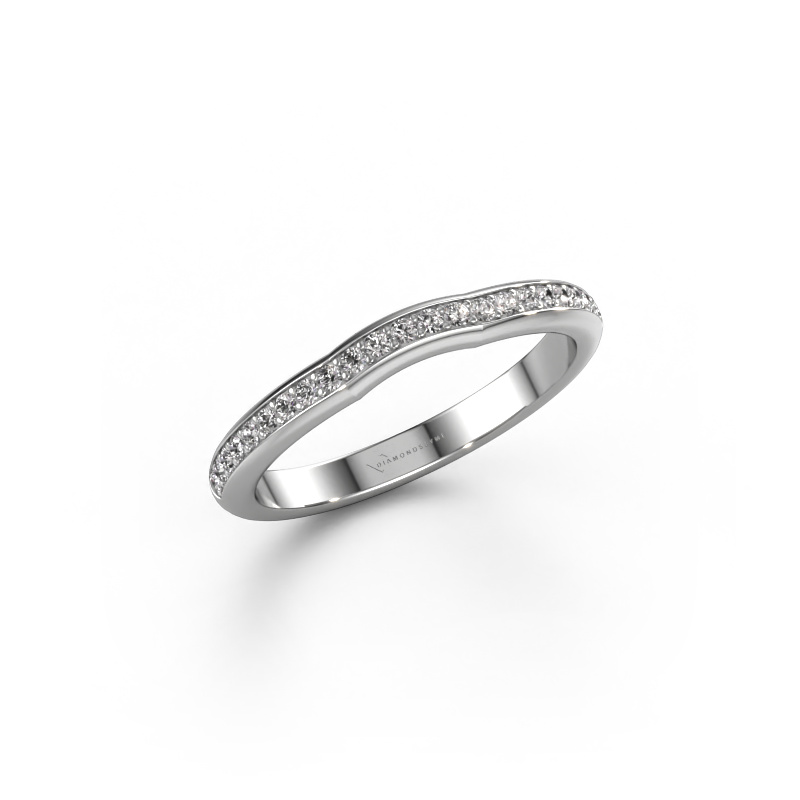 Image de Bague superposable SRH0271C20H4 950 platine Diamant 0.173 crt