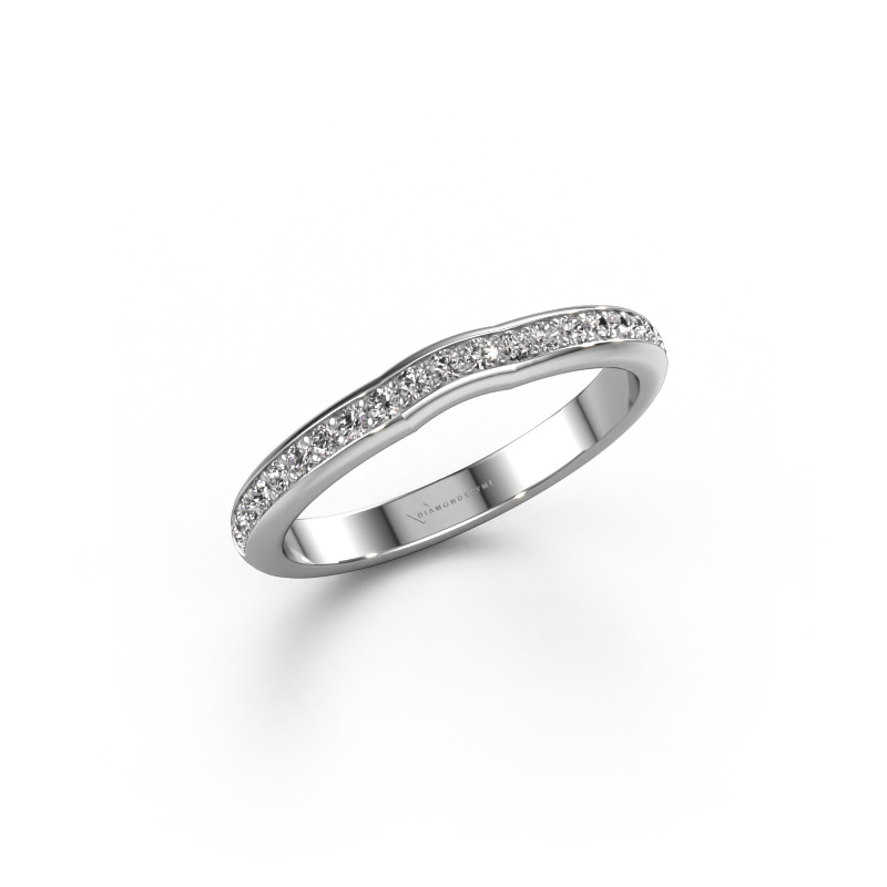 Image of Stackable ring SRH0271C20H6 585 white gold Diamond 0.252 crt