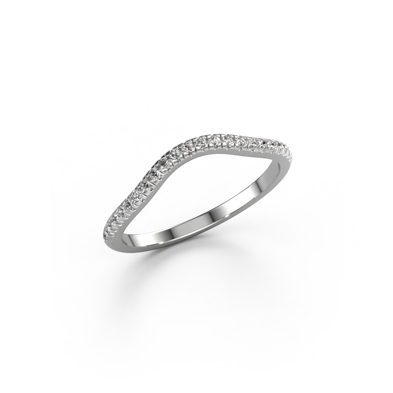 Image of Stackable ring SRH0329C10H4 950 platinum Lab grown diamond 0.173 crt