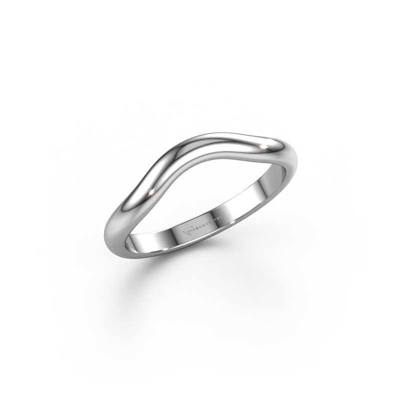 Image of Stackable ring SRH0329C30H4 585 white gold