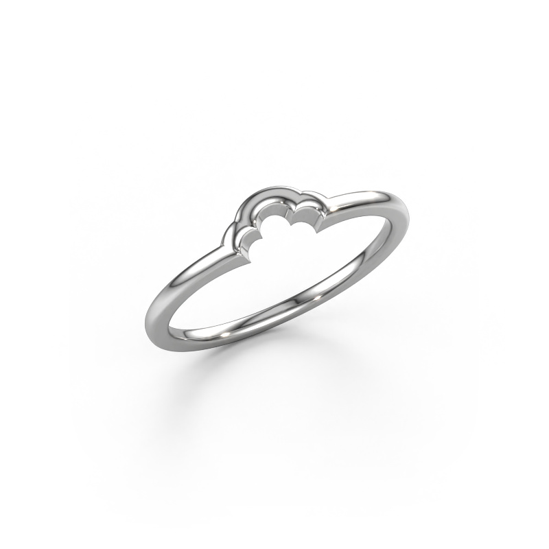 Image of Stackable ring SRH0499C30N1 585 white gold
