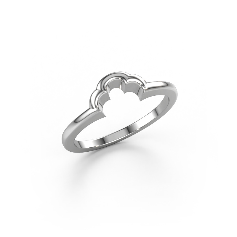 Image of Stackable ring SRH0499C30N4 585 white gold