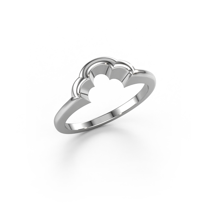 Image of Stackable ring SRH0499C30N6 585 white gold