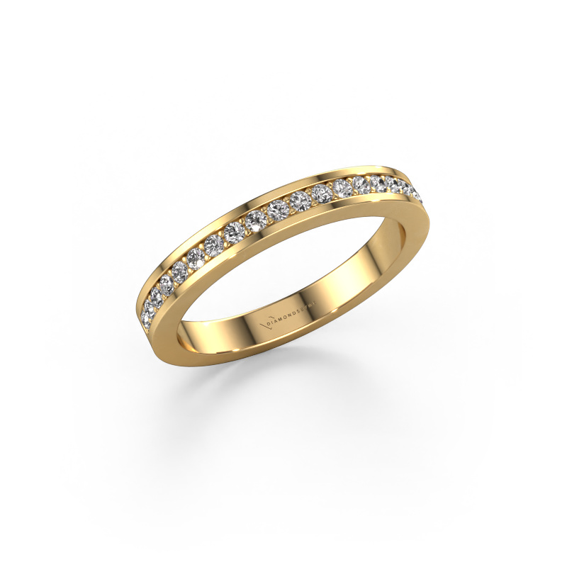 Image de Bague superposable SRH0539C20H6 585 or jaune Diamant synthétique 0.276 crt