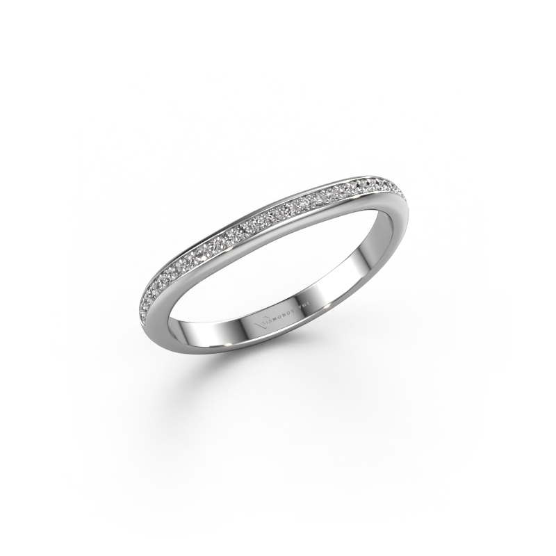 Image of Stackable ring SRH0561C20H2 585 white gold Diamond 0.135 crt