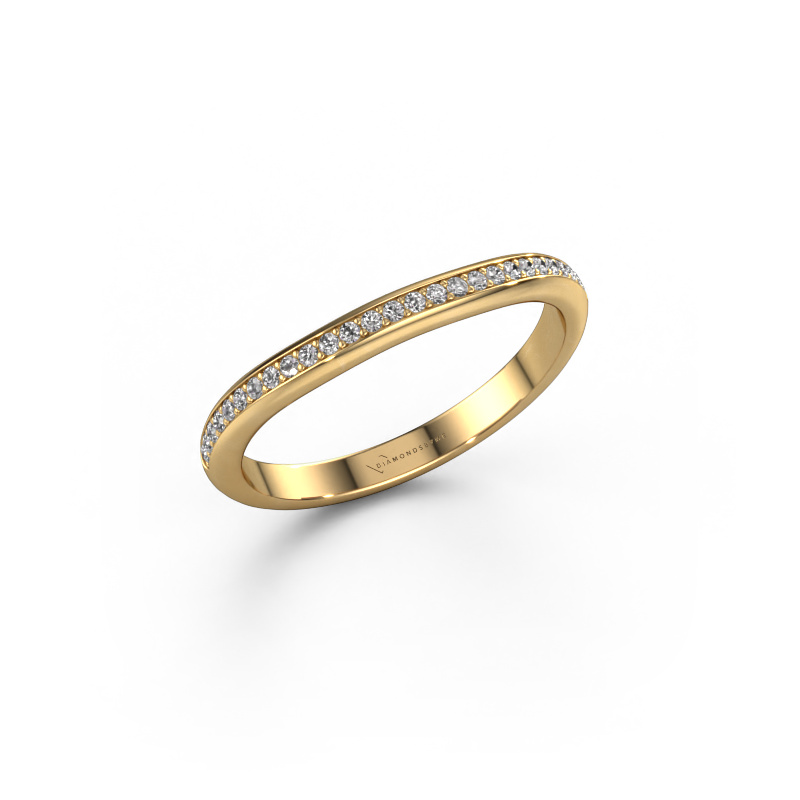 Bild von Vorsteckring SRH0561C20H2 585 Gold Diamant 0.135 crt