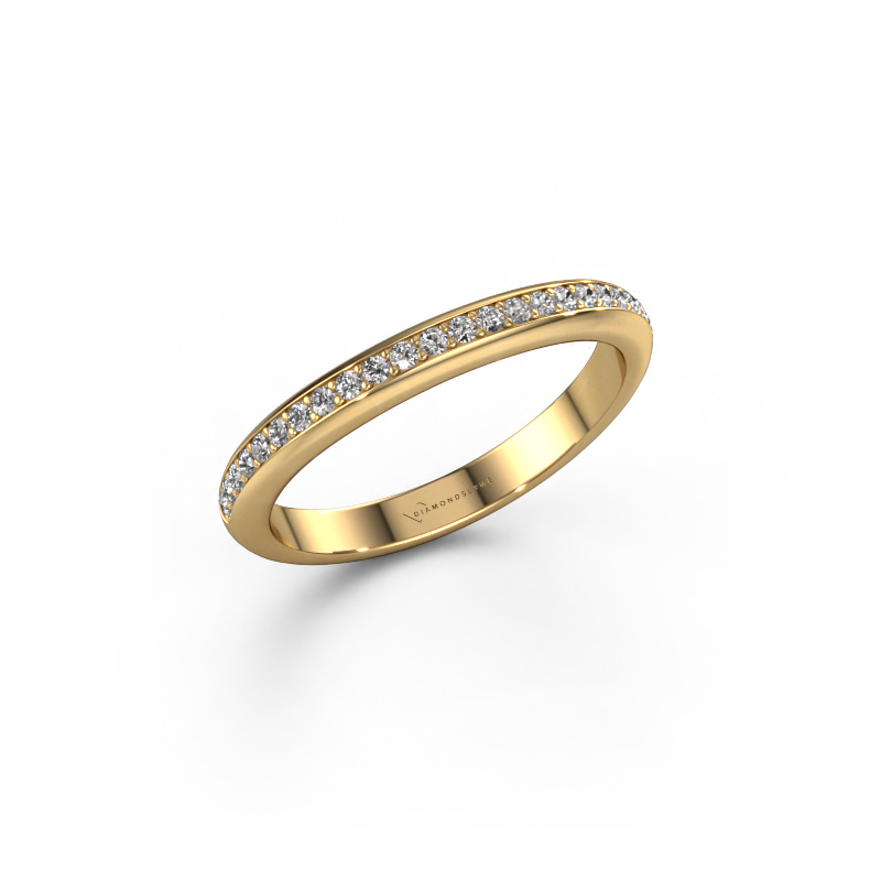 Image of Stackable ring SRH0561C20H4A 585 gold Lab grown diamond 0.173 crt