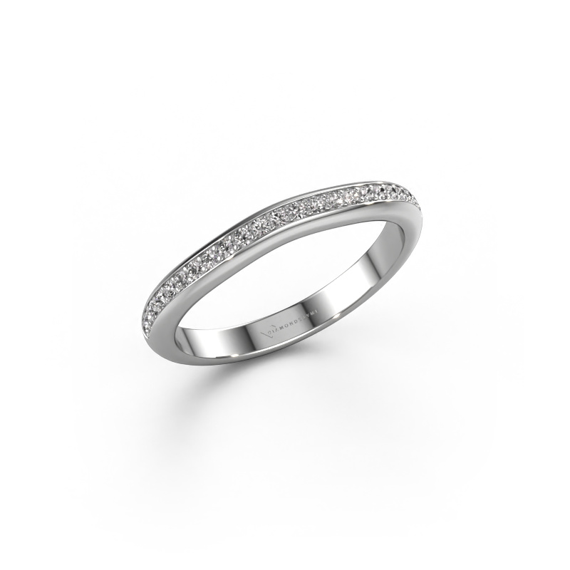 Image of Stackable ring SRH0561C20H4B 950 platinum Lab grown diamond 0.173 crt