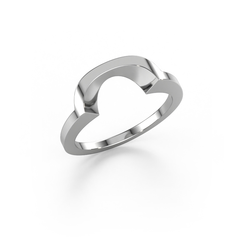 Image of Stackable ring SRH0588C304 585 white gold