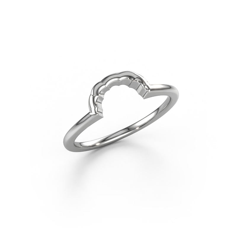 Image of Stackable ring SRH0609C302 585 white gold