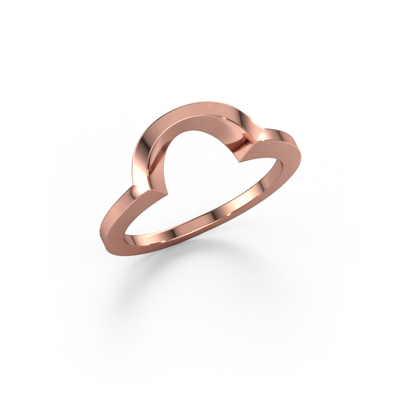 Image of Stackable ring SRH0630C30H2 585 rose gold