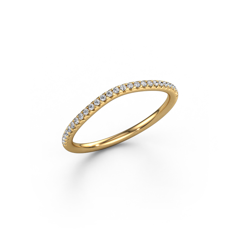 Image of Stackable ring SRH0842C10H1 585 gold Zirconia 1 mm