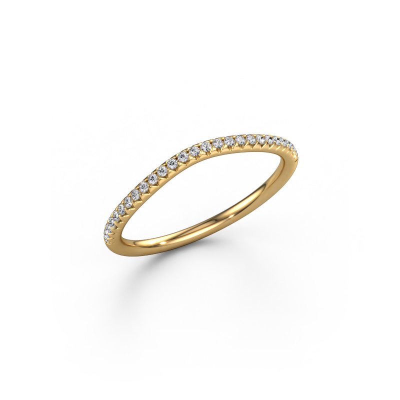 Image of Stackable ring SRH0842C10H2 585 gold Zirconia 1 mm