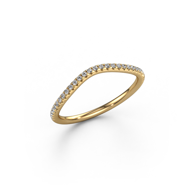 Bild von Vorsteckring SRH0842C10H5 585 Gold Zirkonia 1 mm
