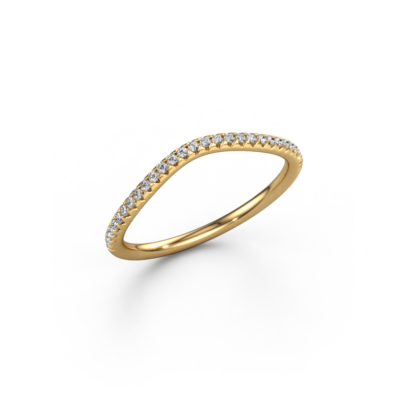 Bild von Vorsteckring SRH0842C10H6 585 Gold Zirkonia 1 mm