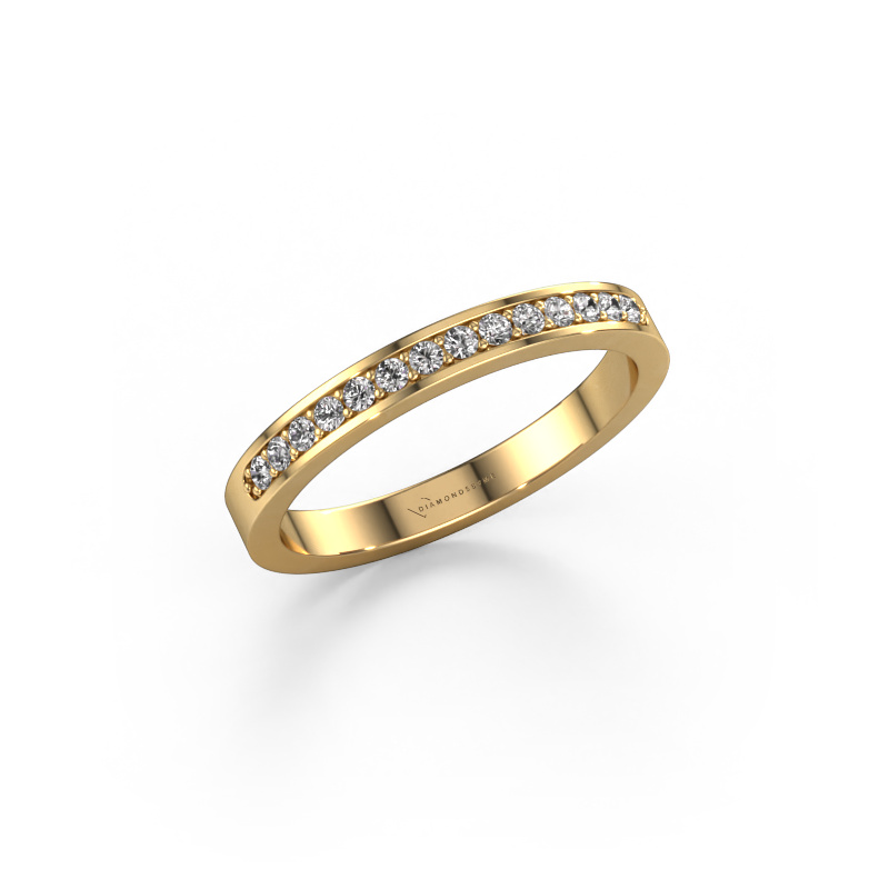 Image of Stackable ring SRJ0005B20H6 585 gold Diamond 0.168 crt