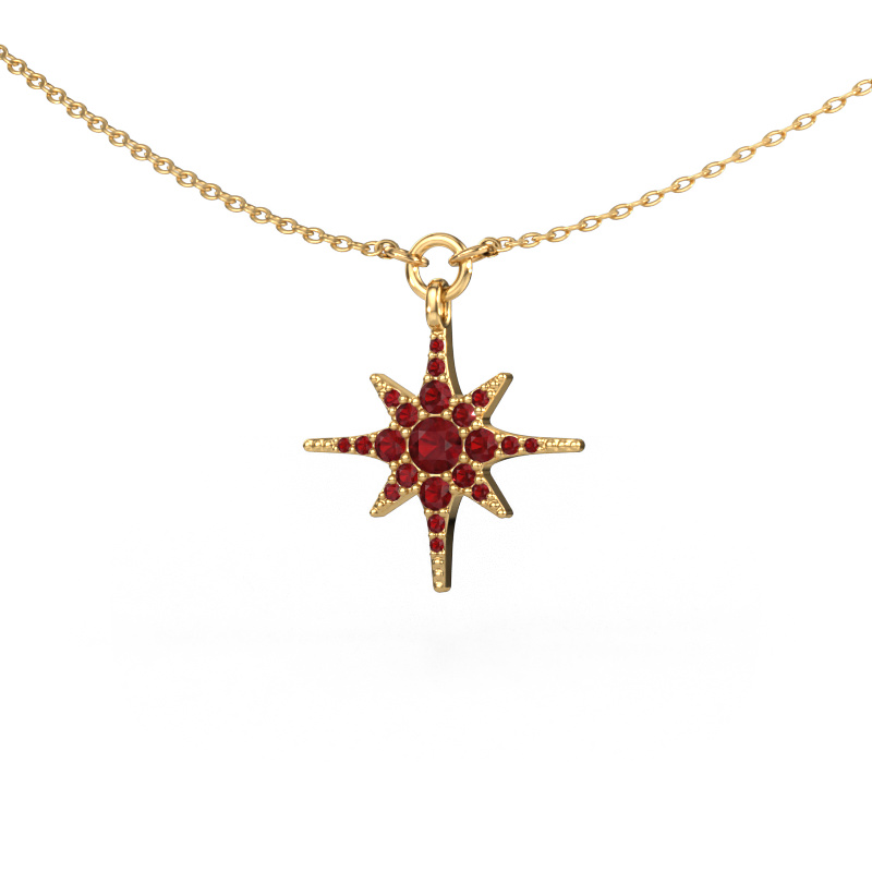 Image de Collier Star 585 or jaune Rubis 3 mm