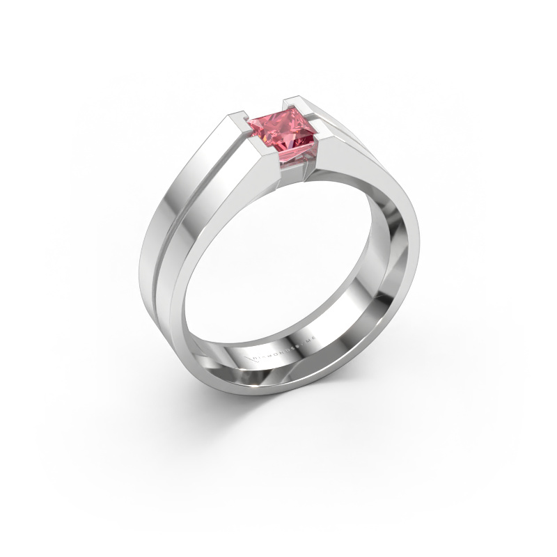 Bild von Herrenring Stefan 950 Platin Rosa Labordiamant 4.5 mm