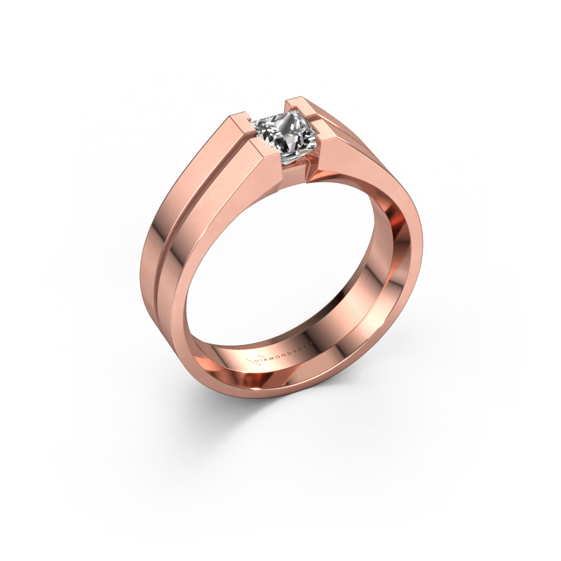 Image of Men's ring Stefan 585 rose gold Diamond 0.80 crt
