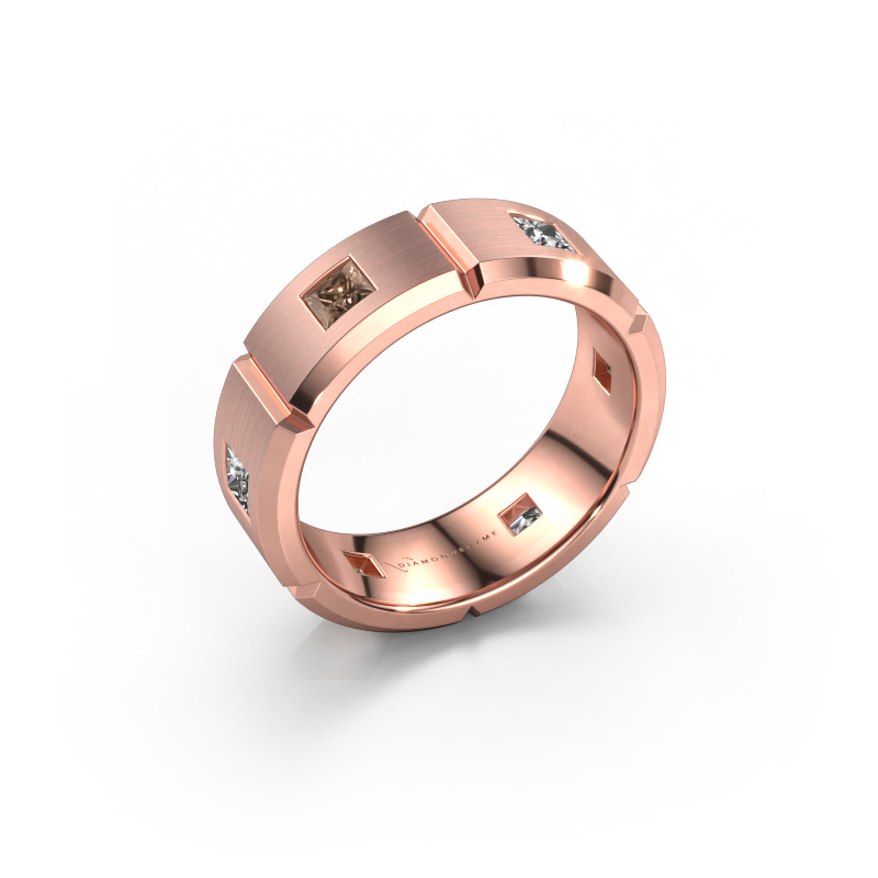 Bild von Herrenring Steve 585 Roségold Braun Diamant 1.02 crt