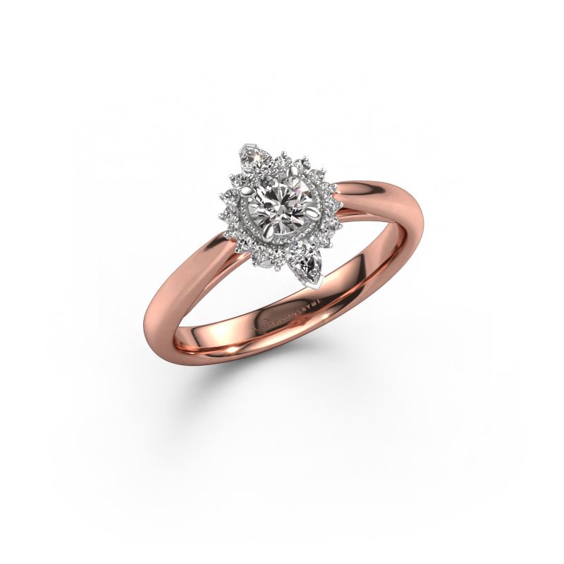 Image of Engagement ring Susan 585 rose gold Diamond 0.594 crt