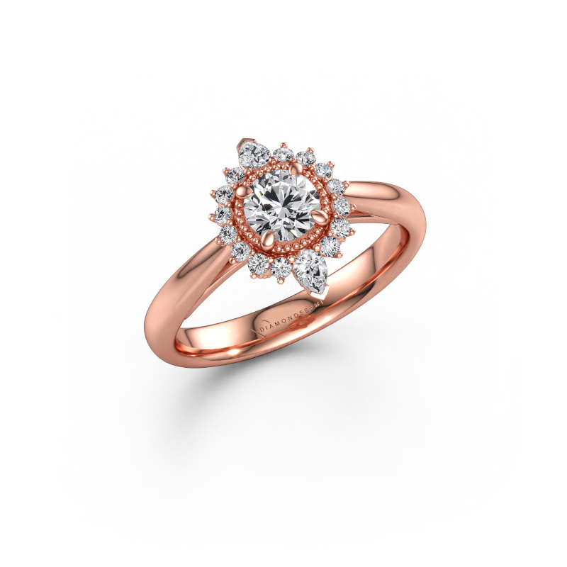 Immagine di Anello di fidanzamento Susan 585 oro rosa Diamante lab grown 0.785 crt