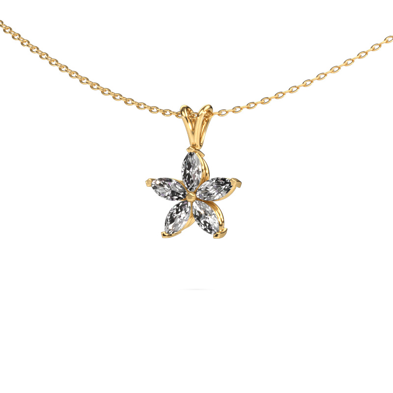 Image of Pendant Sylvana 585 gold Diamond 0.70 crt