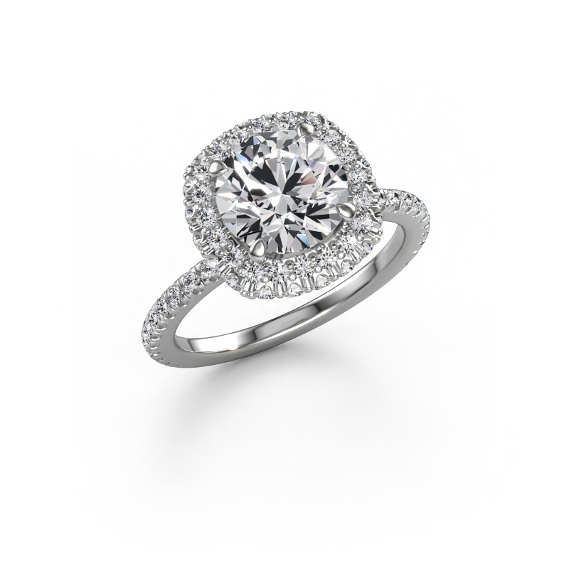 Image of Engagement ring Talitha RND 950 platinum Diamond 2.778 crt