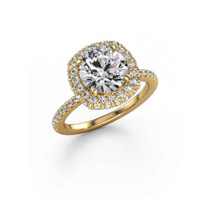 Image of Engagement ring Talitha RND 585 gold Diamond 2.778 crt