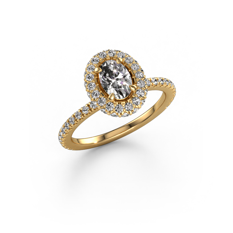 Bild von Verlobungsring Talitha OVL 585 Gold Diamant 1.344 crt