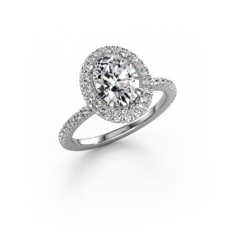 Bild von Verlobungsring Talitha OVL 950 Platin Lab-grown Diamant 1.877 crt