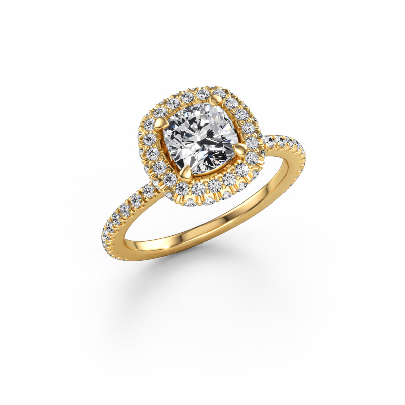 Bild av Förlovningsring Talitha CUS 585 gult guld Diamant 1.988 crt