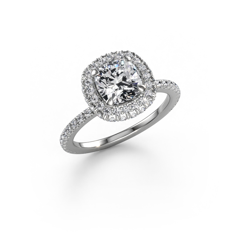 Bild von Verlobungsring Talitha CUS 585 Weißgold Diamant 2.188 crt