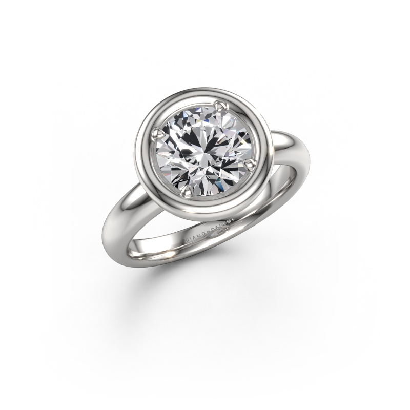 Bild von Verlobungsring Noa RND 950 Platin Lab-grown Diamant 2.00 crt