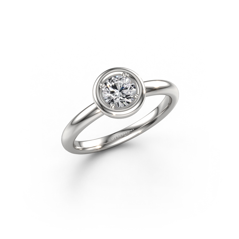 Bild von Verlobungsring Noa RND 950 Platin Lab-grown Diamant 0.50 crt