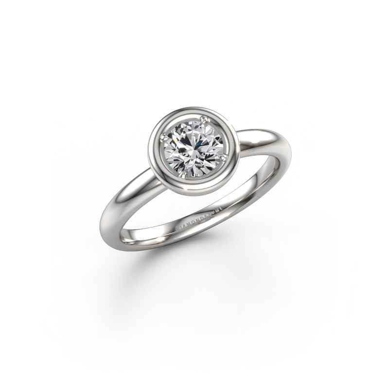 Image of Engagement ring Noa RND 950 platinum Diamond 0.60 crt