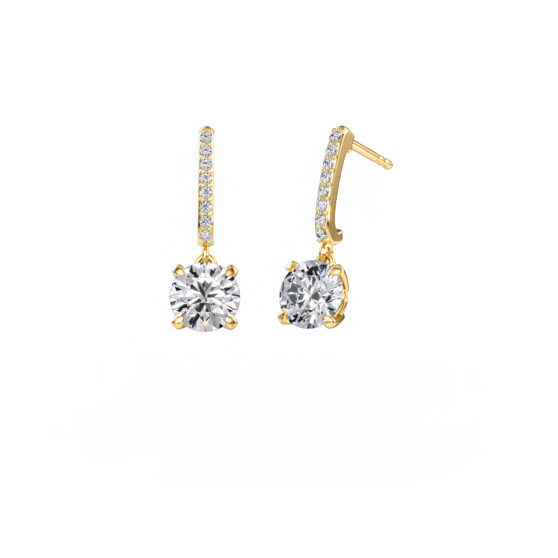 Immagine di Orecchini pendenti Tanja 1 585 oro Diamante 3.16 crt