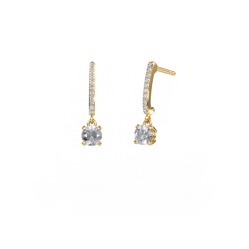 Afbeelding van Oorhangers Tanja 1 585 goud Diamant 0.934 crt