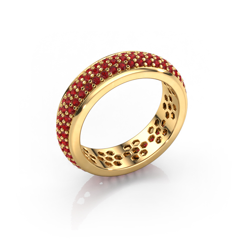 Image of Ring Tara 585 gold Ruby 1.3 mm