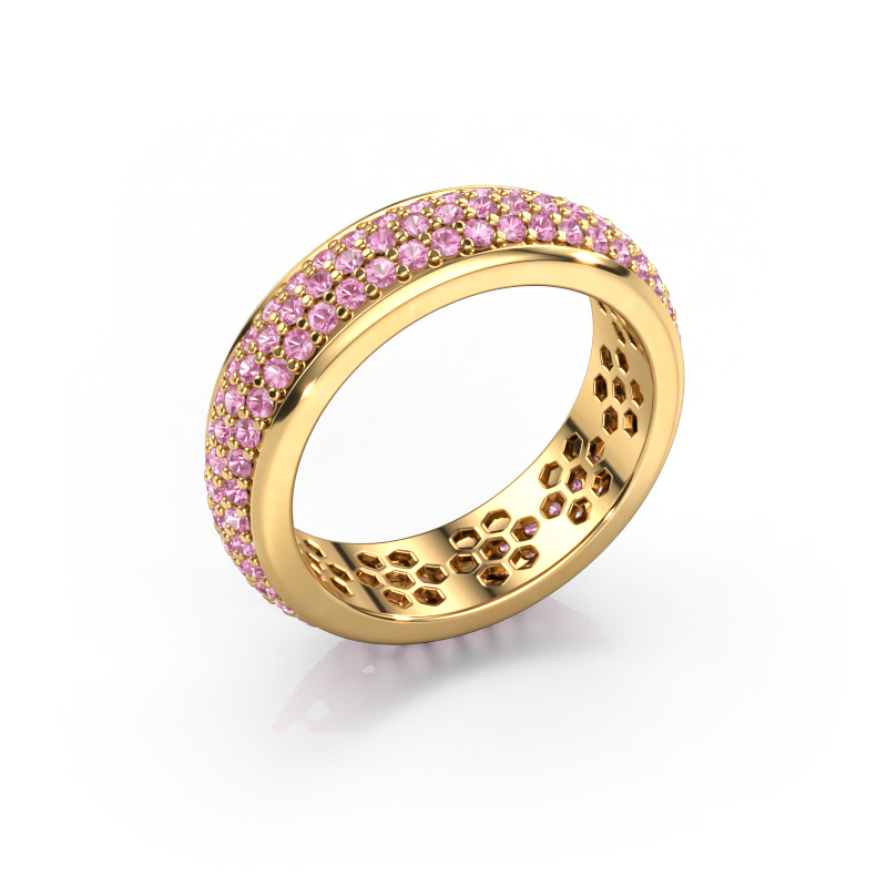 Bild von Ring Tara 585 Gold Pink Saphir 1.3 mm