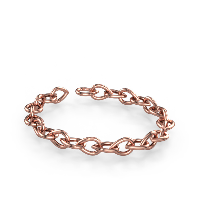 Image of Bracelet Tashina 12mm Solid - 585 rose gold