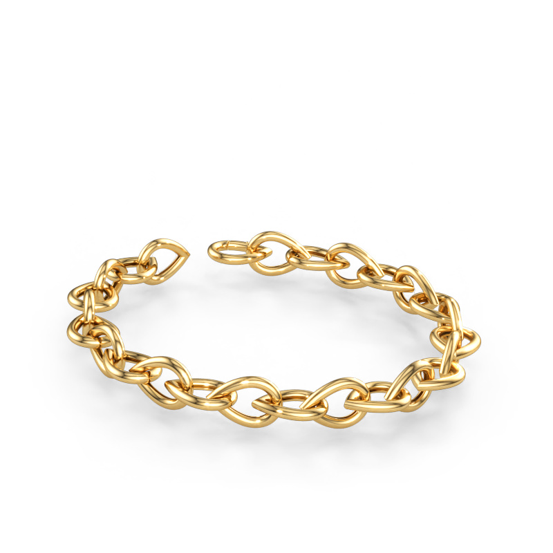 Bild av Armband Tashina 12mm Solid - 585 gult guld