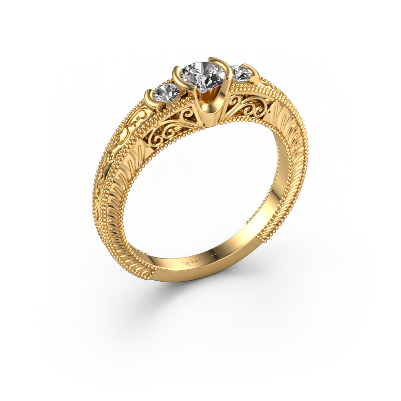 Afbeelding van Promise ring Tasia 585 goud Diamant 0.42 crt
