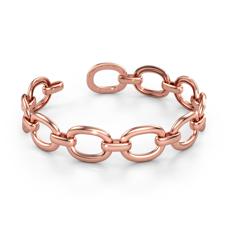 Bild av Länkarmband Tatiana 20mm Ihålig - 585 roséguld