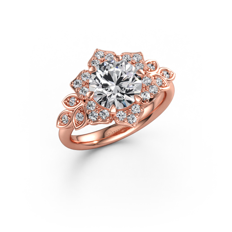 Immagine di Anello di fidanzamento Tatjana 585 oro rosa Diamante 2.342 crt
